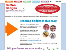 Tablet Screenshot of buttonbadges.co.uk